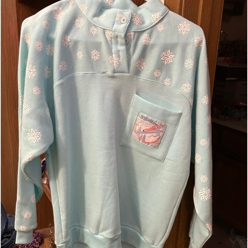 Women’s Vintage Sweatshirt. Beautiful Teal Color Never Worn